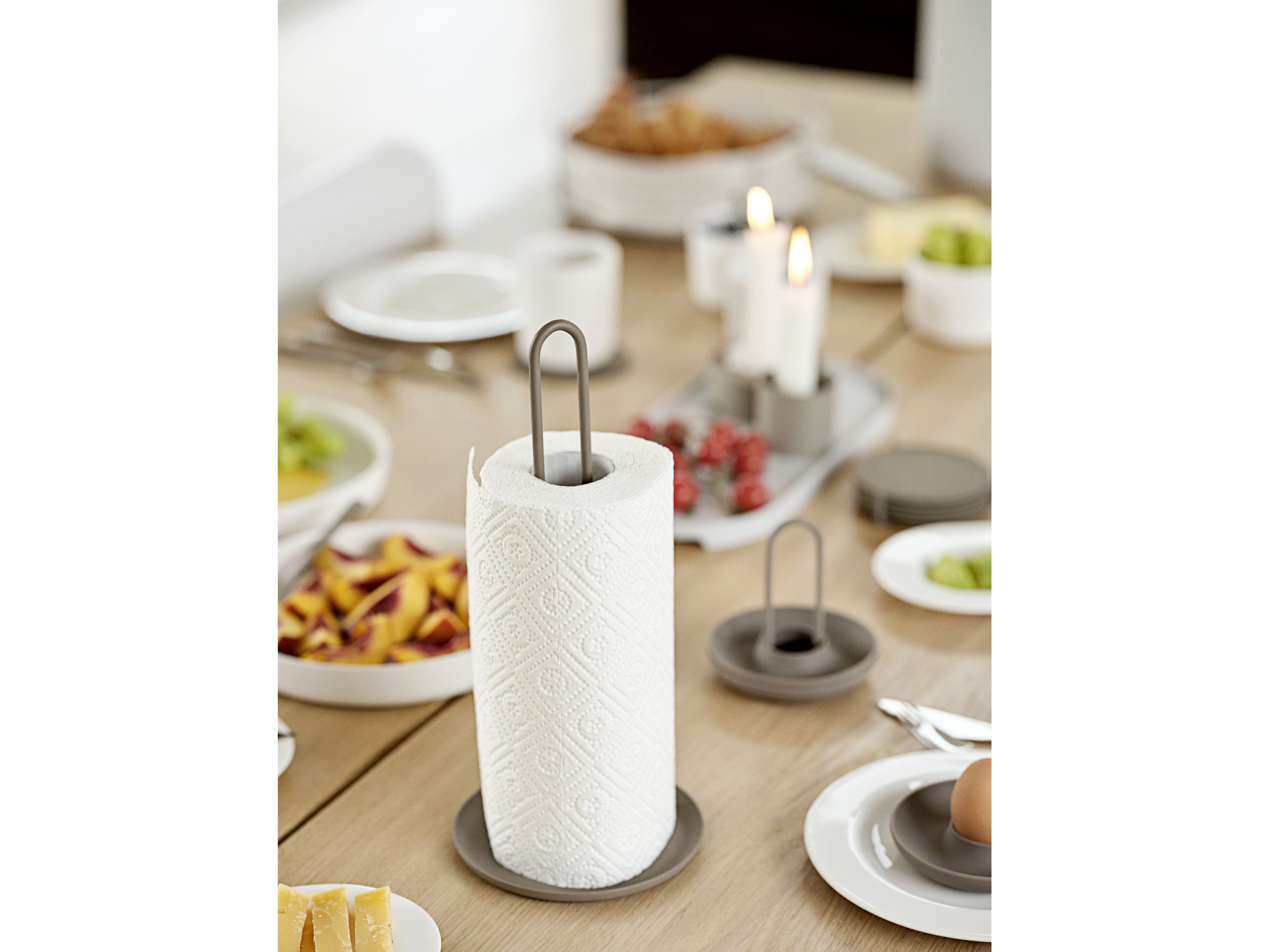 [product_category]-Zone Denmark Singles Kitchen Roll Holder, Taupe-Zone Denmark-5722000280767-28076-ZON-6