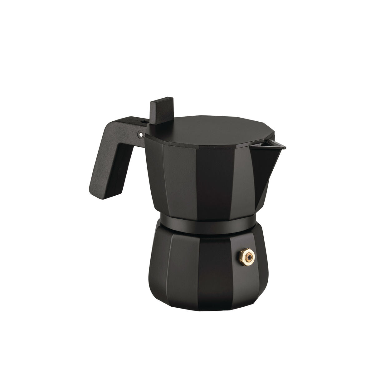 Alessi Moka Espresso kaffebryggare svart, 1 kopp
