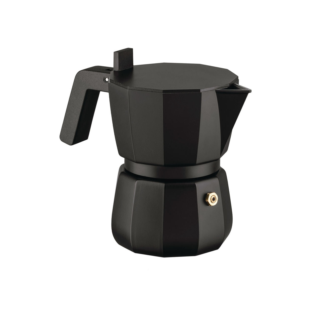 Alessi Moka Espresso Coffee Maker Black, 3 Cups