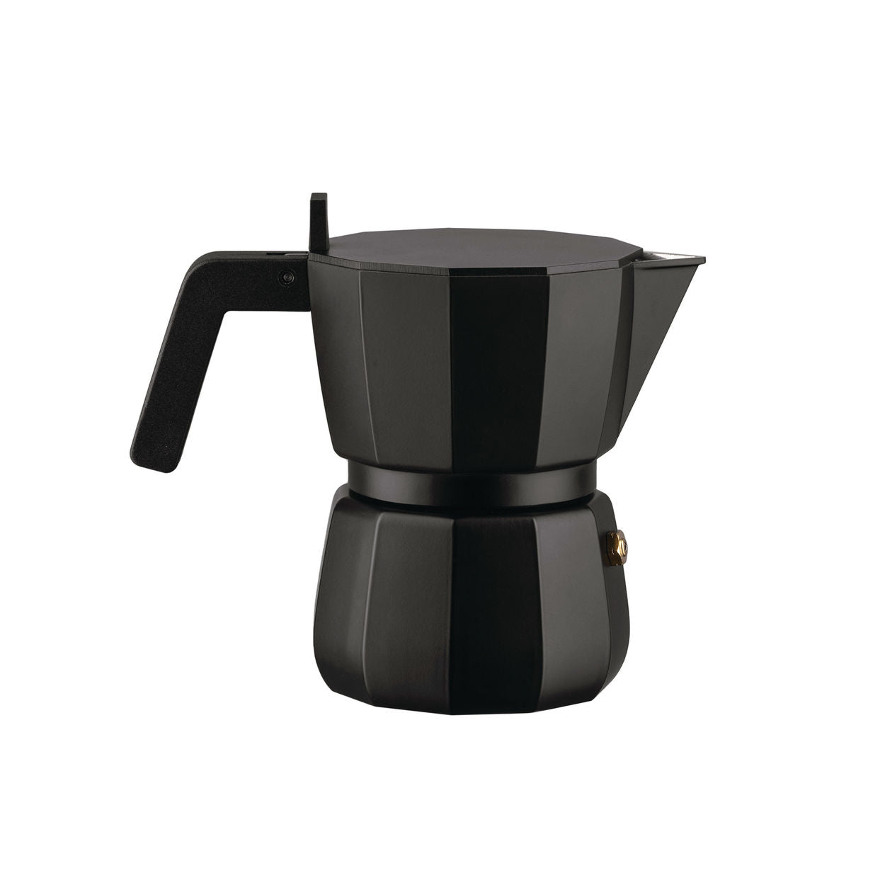 Alessi Moka Espresso Coffee Maker Black, 3 tazze