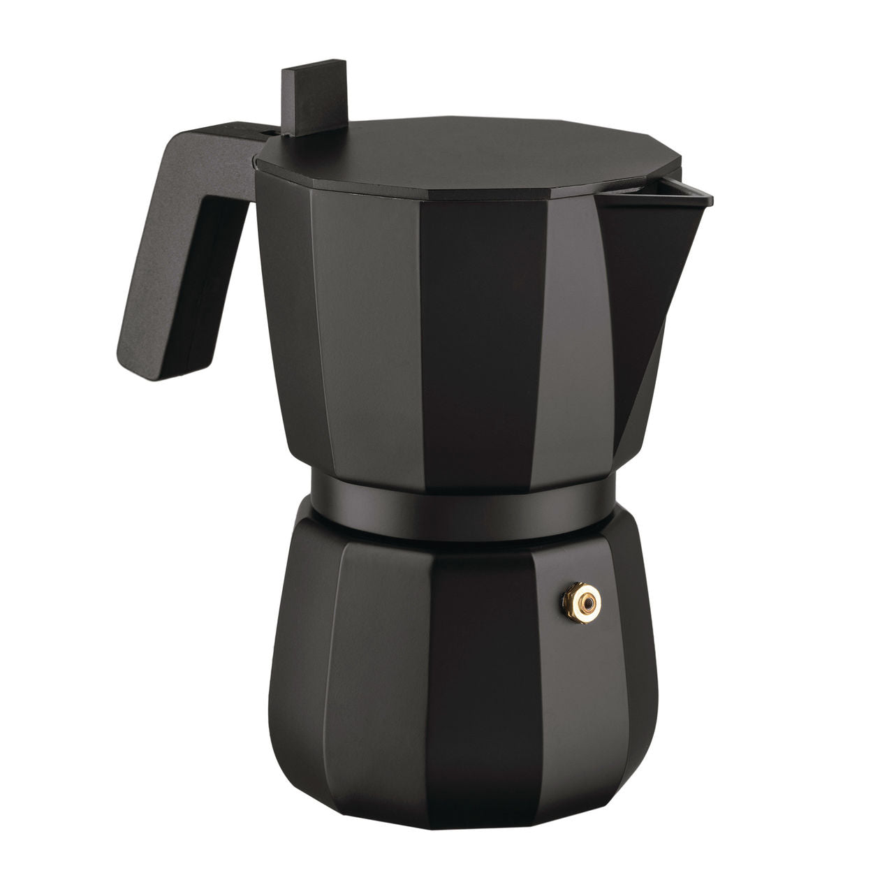 Alessi MOKA -Espresso -Kaffeemaschine schwarz, 6 Tasse