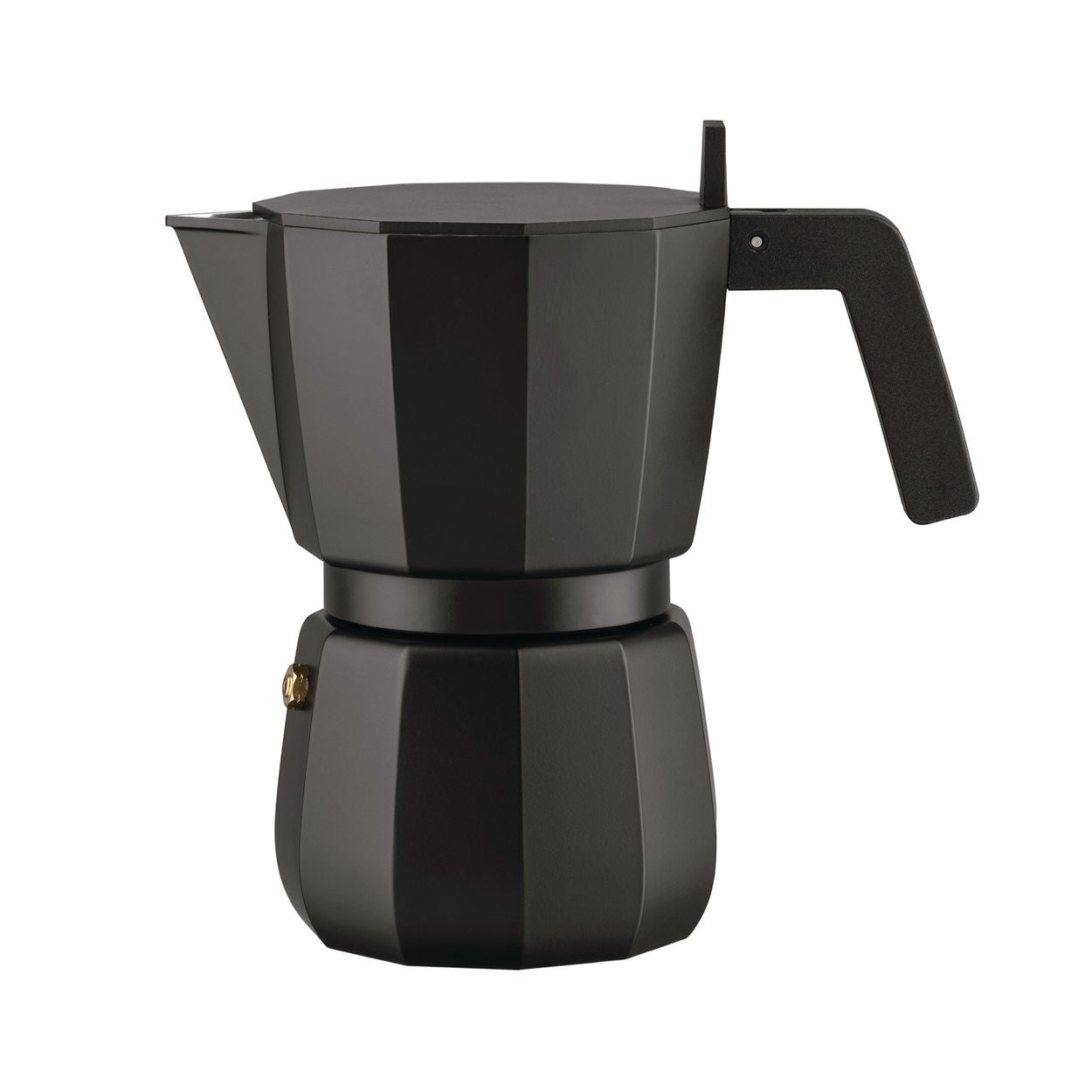 Alessi Moka Espresso Coffee Maker Black, 6 kopp