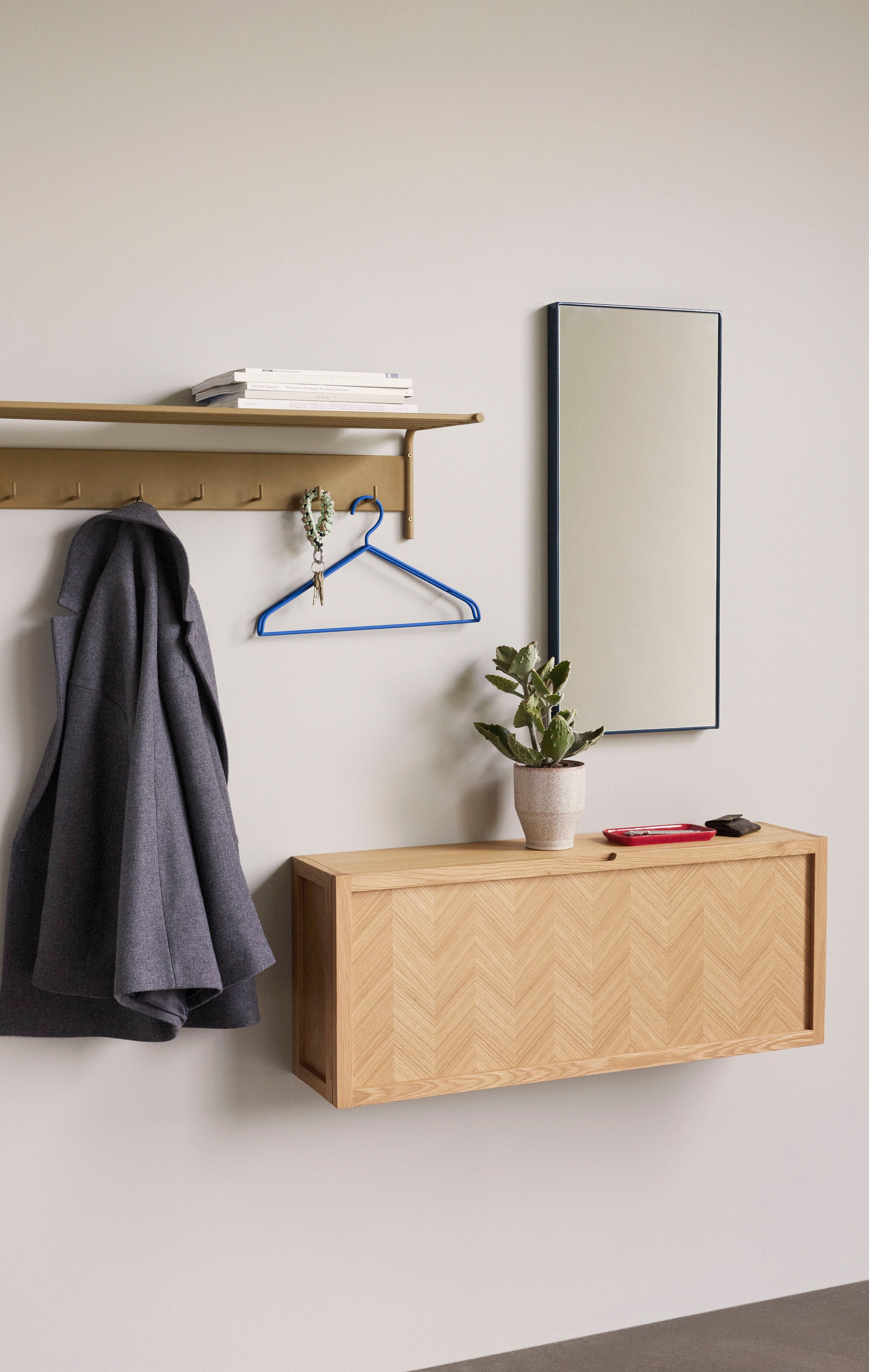 Hübsch Fusion Coatrack, ocre