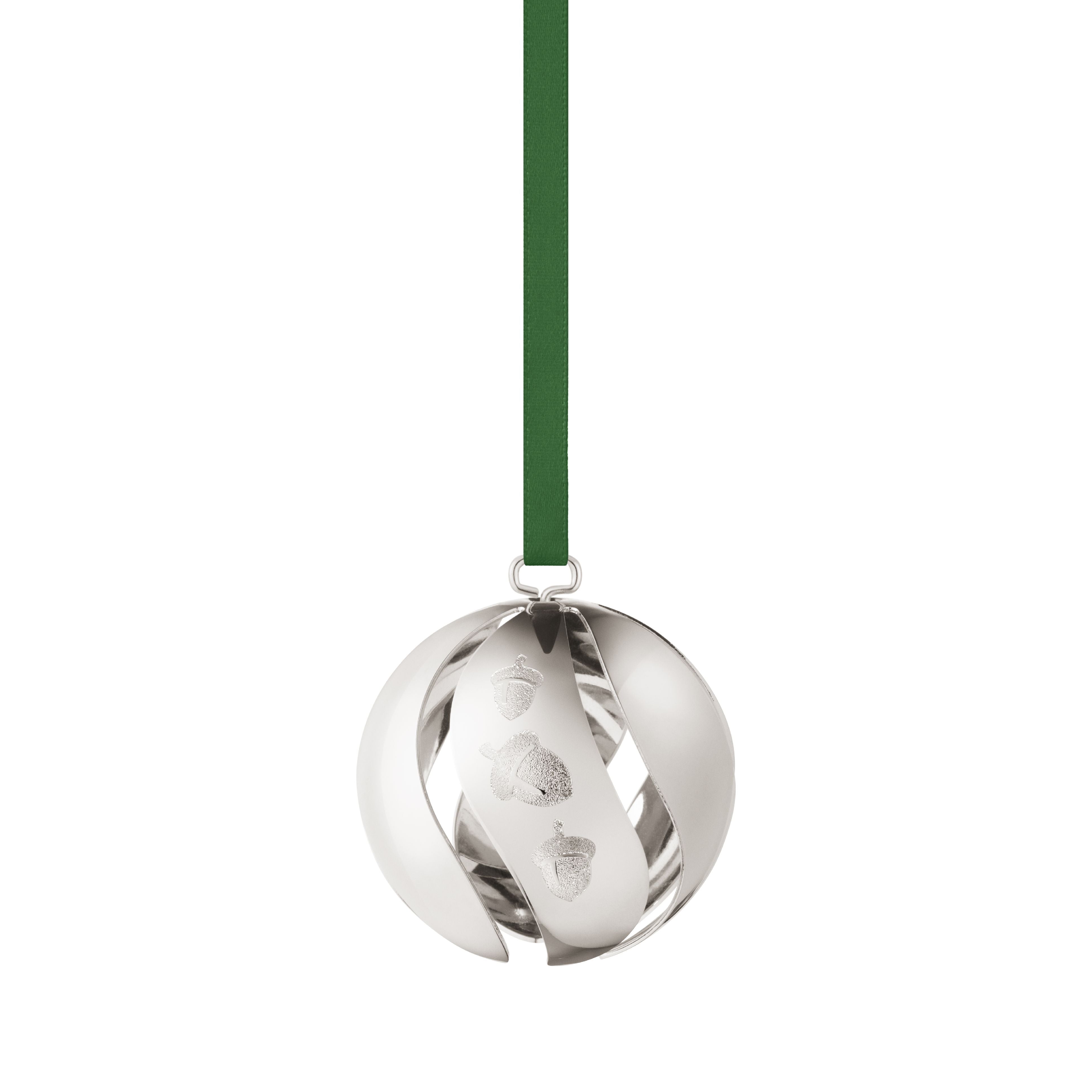 Georg Jensen 2023 Christmas Ornament Ball, Palladium Plated