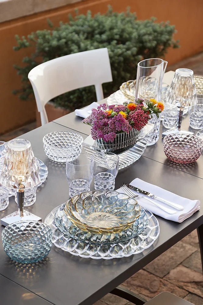 Kartell Jellies Family Set med 4 bakker, krystal