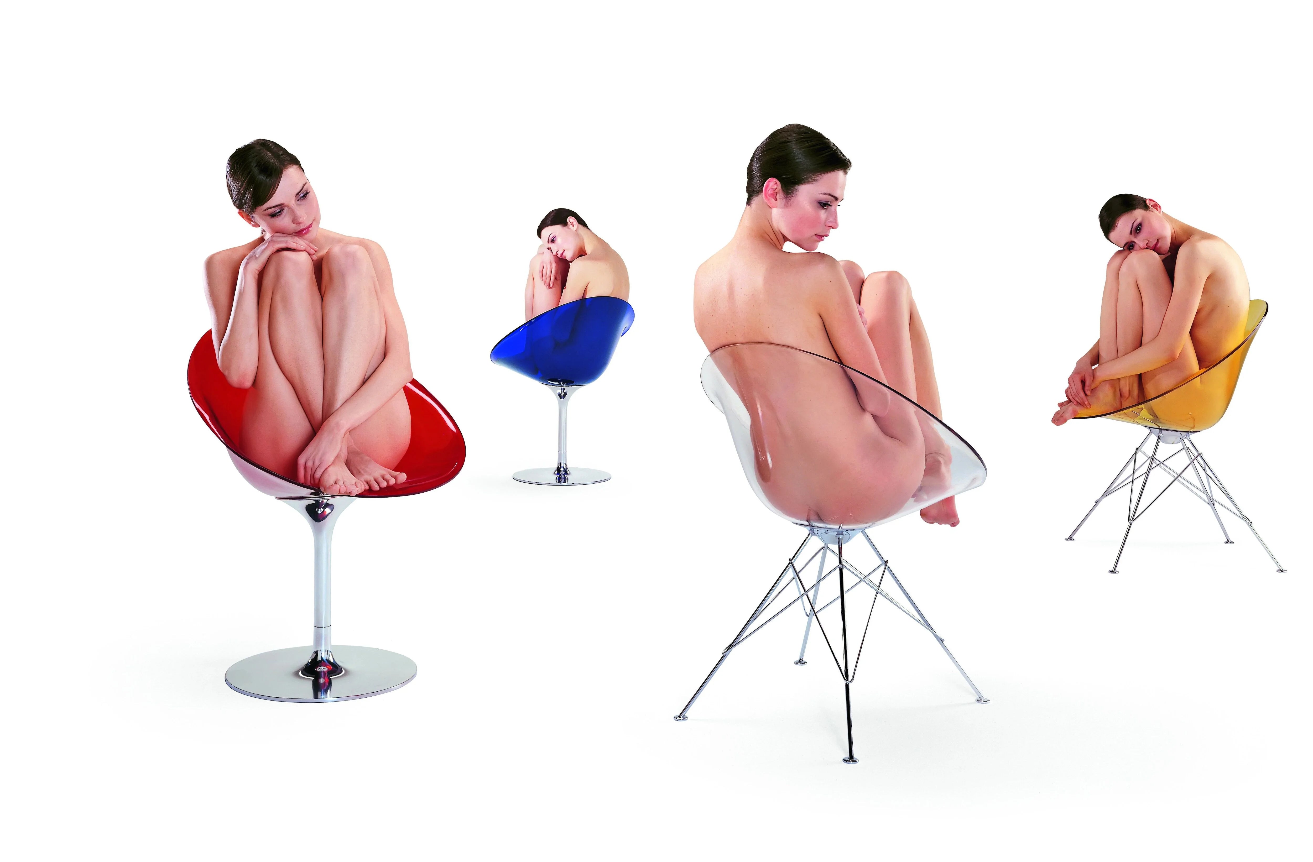 Kartell -Eros -Sessel, Kristall