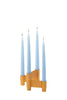 Studio su Link Candele Holder, anodizzato d'oro