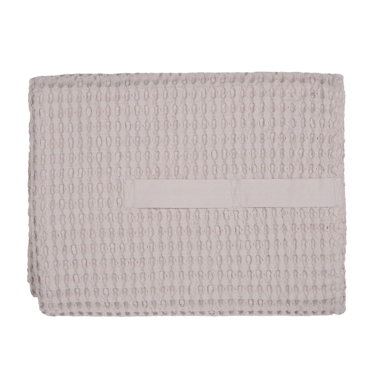 The Organic Company Big Waffle Towel And Blanket, Dusty Lavender