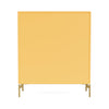 Montana Show Bookcase With Legs, Acacia/Brass