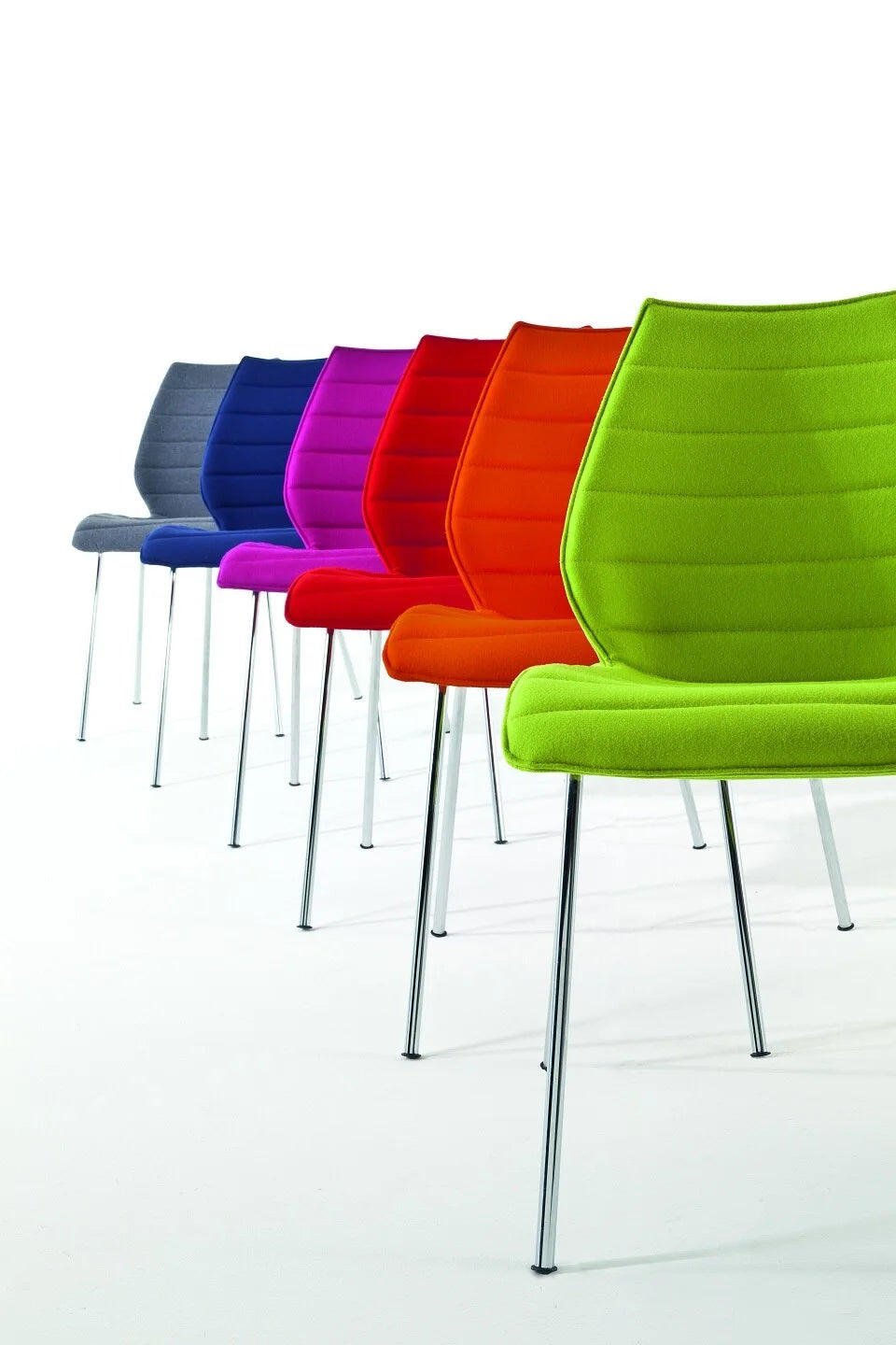 Kartell Maui Soft Trevira fauteuil, zwart