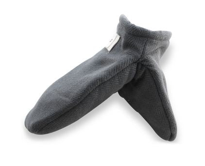 Lífrænu fyrirtækið Mini Oven Mitts, Dark Grey