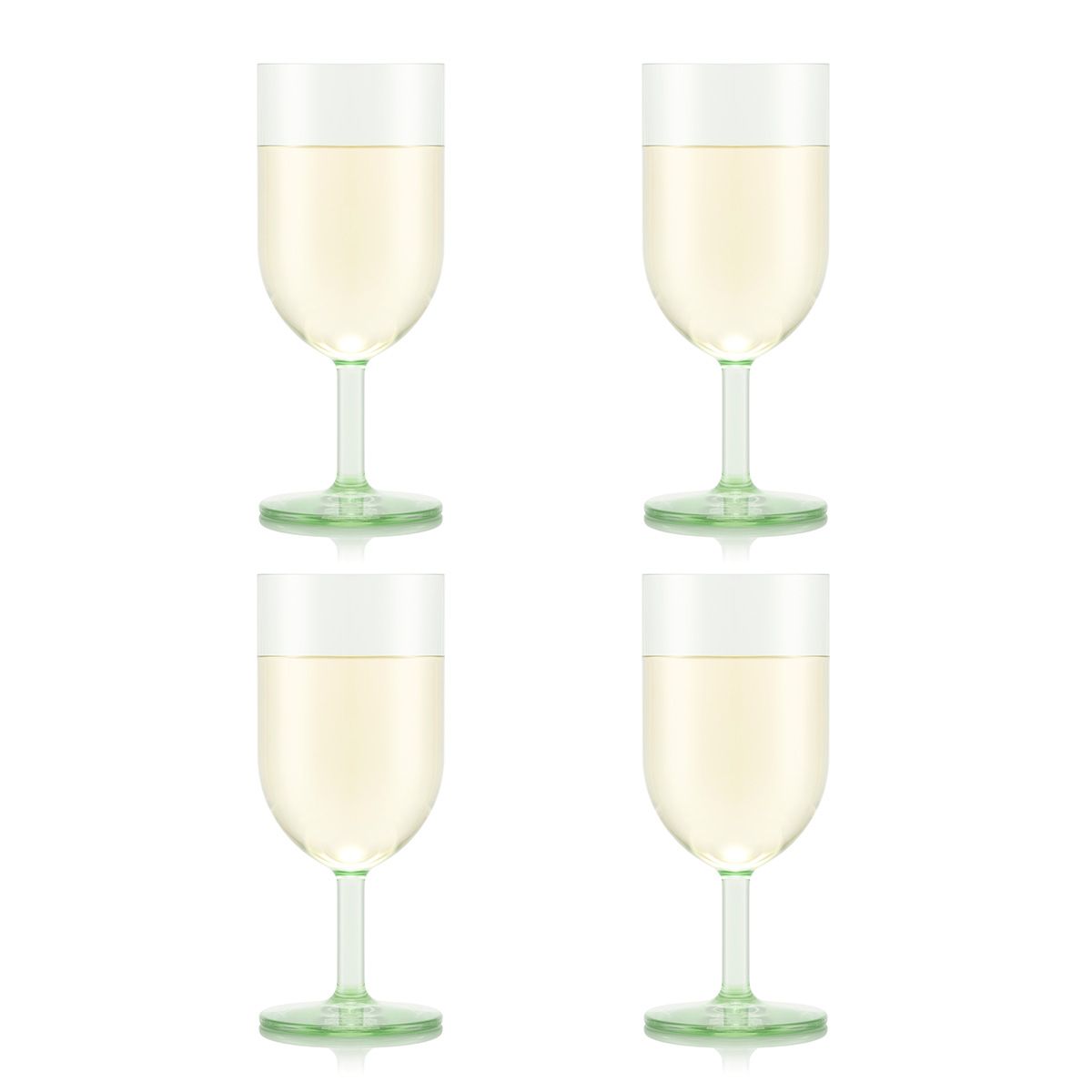 Bodum Oktett White Wine Glasses 4 Pcs. 0, 23 L, Pistachio