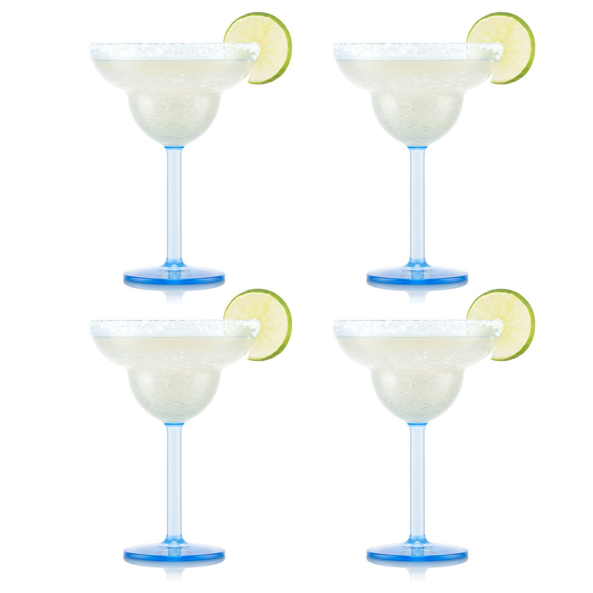 Bodum Oktett Margarita眼镜4个。 0.25 L，蓝色月亮