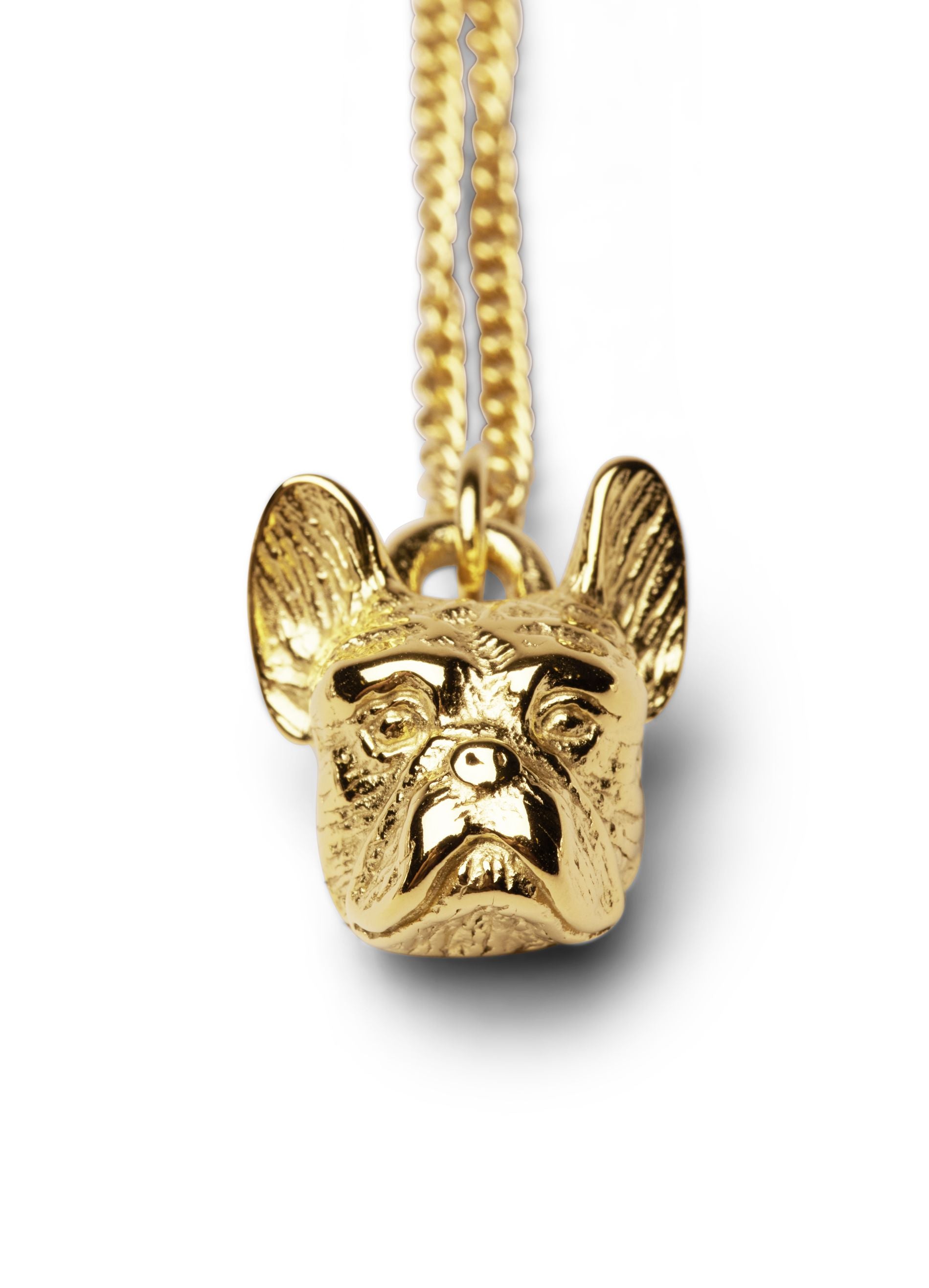 Skultuna Collier bulldog français, plaqué or