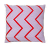 Christina Lundsteen Sadie Cushion 55x55 Cm, Lavender/Tomato