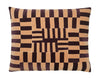 Christina Lundsteen Coussin Dakota 50x60 cm, aubergine / beige