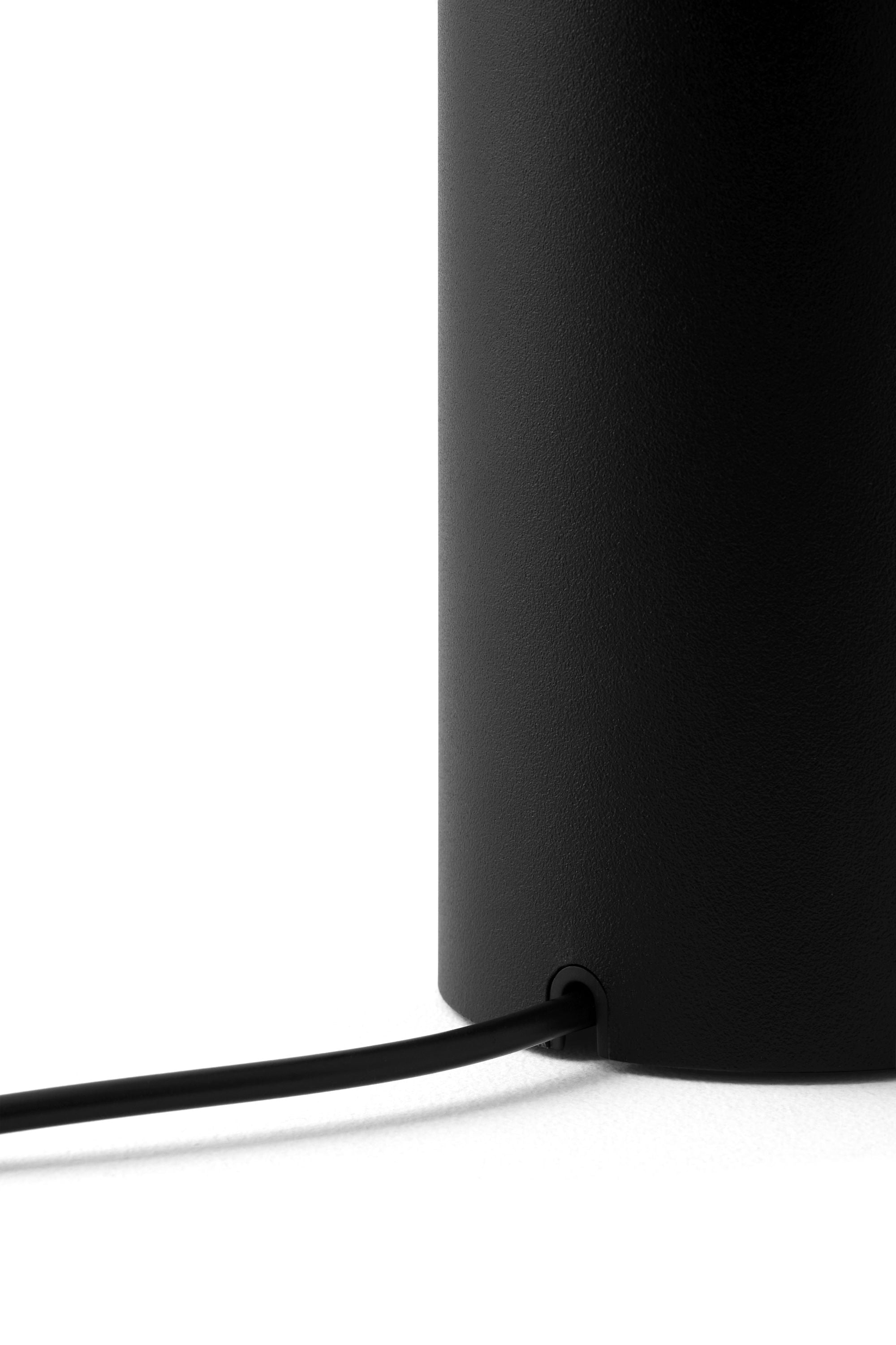 New Works Lampe de table portable tendue, noir