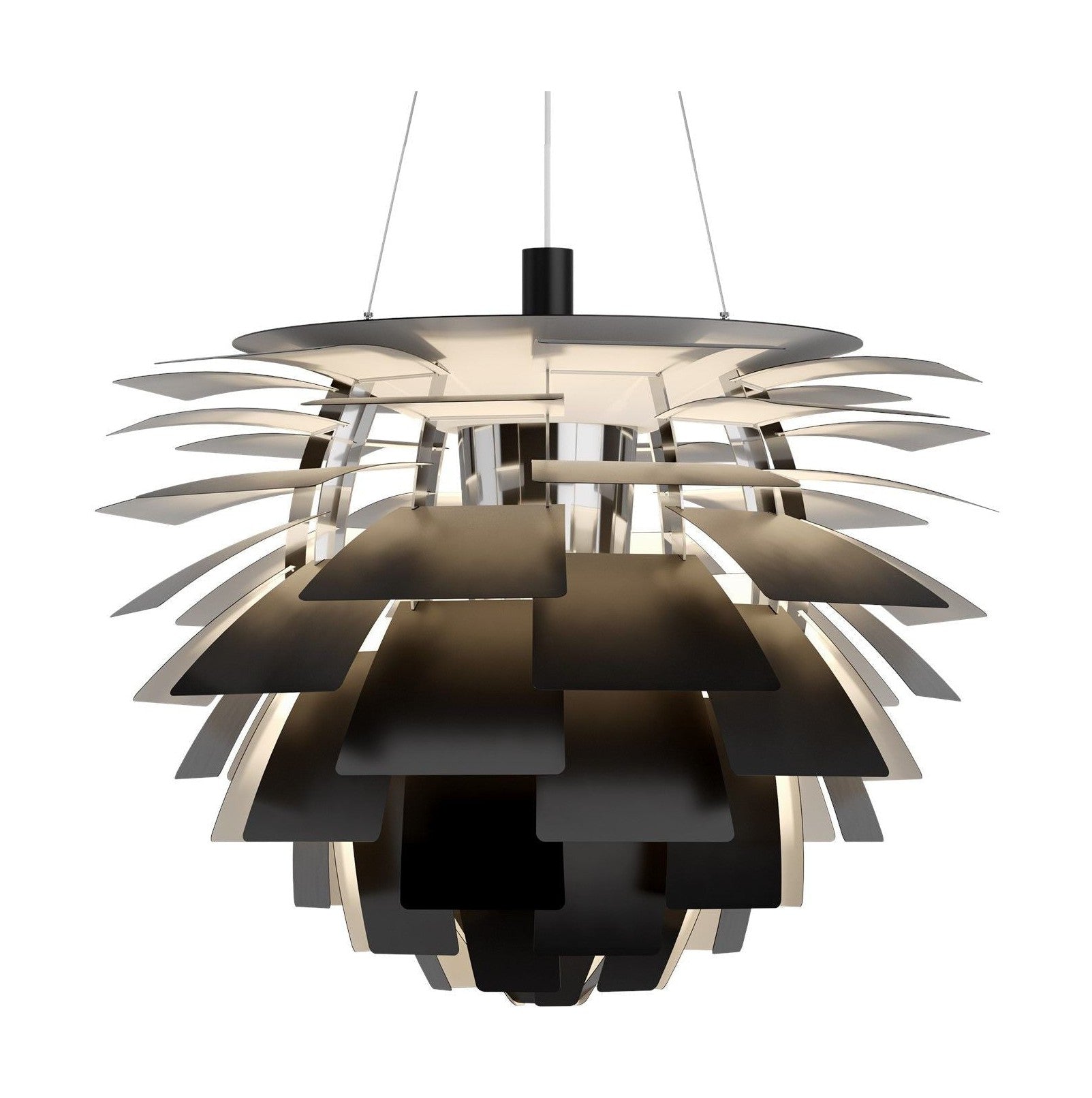 Louis Poulsen PH ARTICHOKE PENDANT 779 LUMENS Ø48 cm, svart