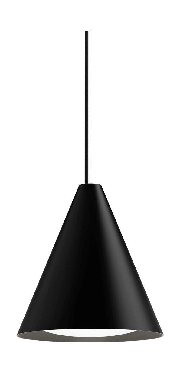 Louis Poulsen Keglen hanger LED 2700 K 8 W Ø25 cm, zwart