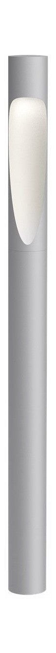 Louis Poulsen Flindt Garden Bollard LED 4000 K 6,5 W Spike senza adattatore con connettore lungo, alluminio