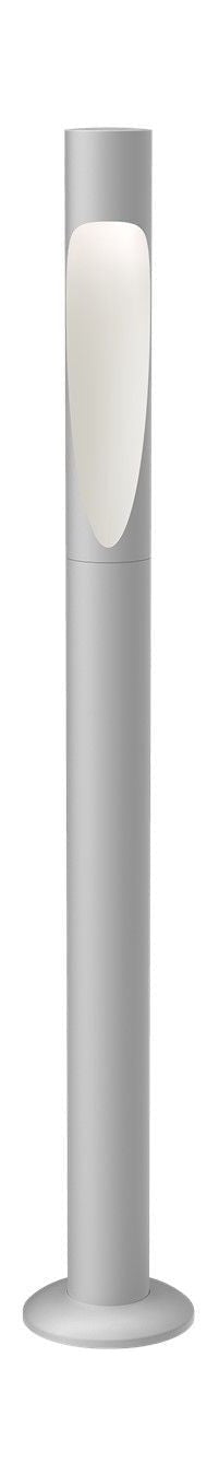 Louis Poulsen Flindt Garden Bollard LED 2700 K 6,5 W Base sans adaptateur long, aluminium