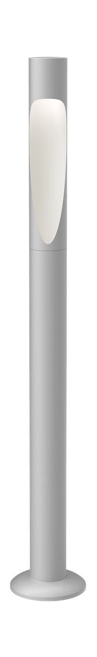 路易斯·普尔森（Louis Poulsen）Flindt Garden Bollard LED 3000 K 6.5 W锚固，没有适配器长，铝