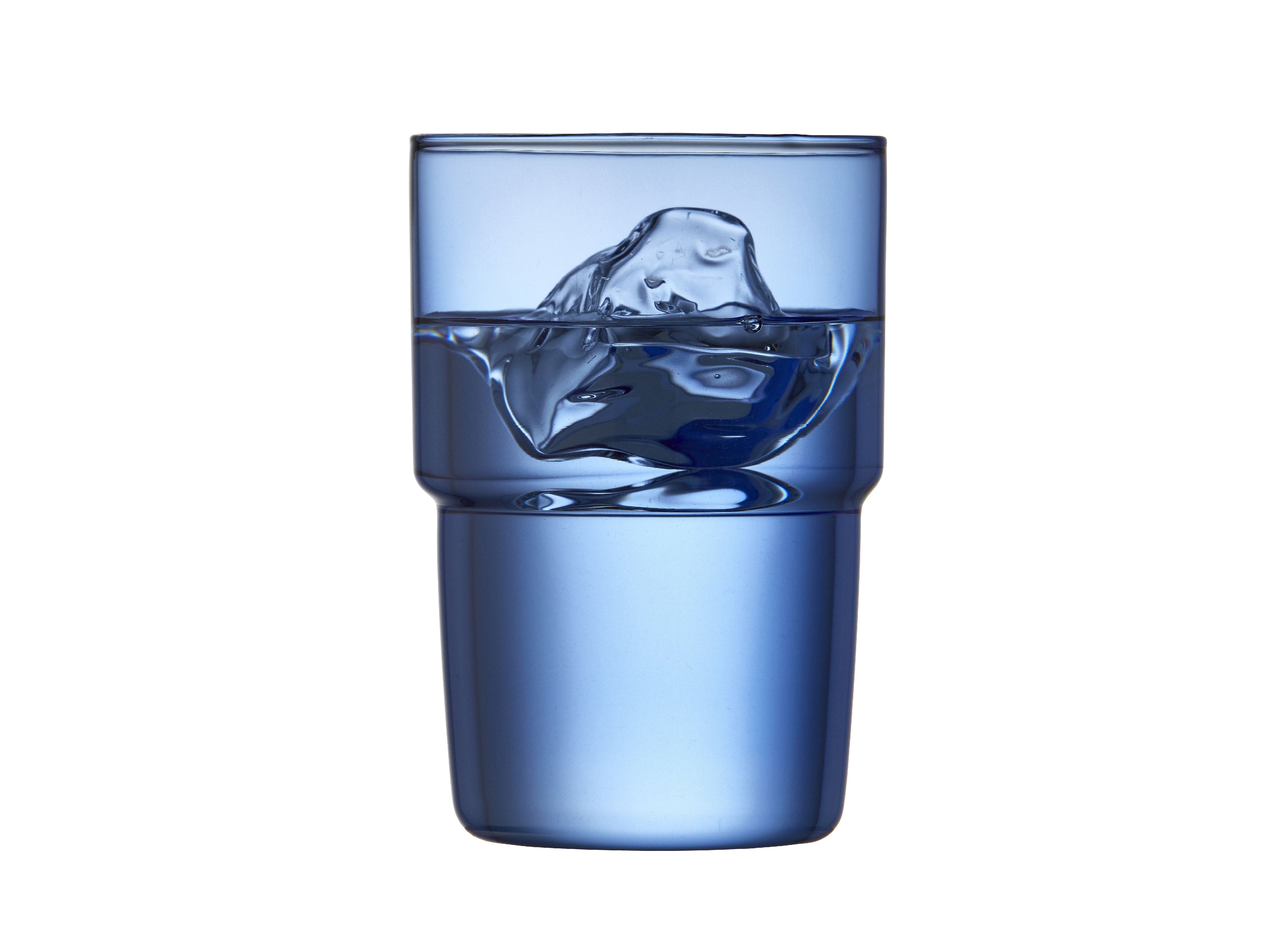 Lyngby Glas Torino -Trinkglas 40 Cl 2 PCs, blau