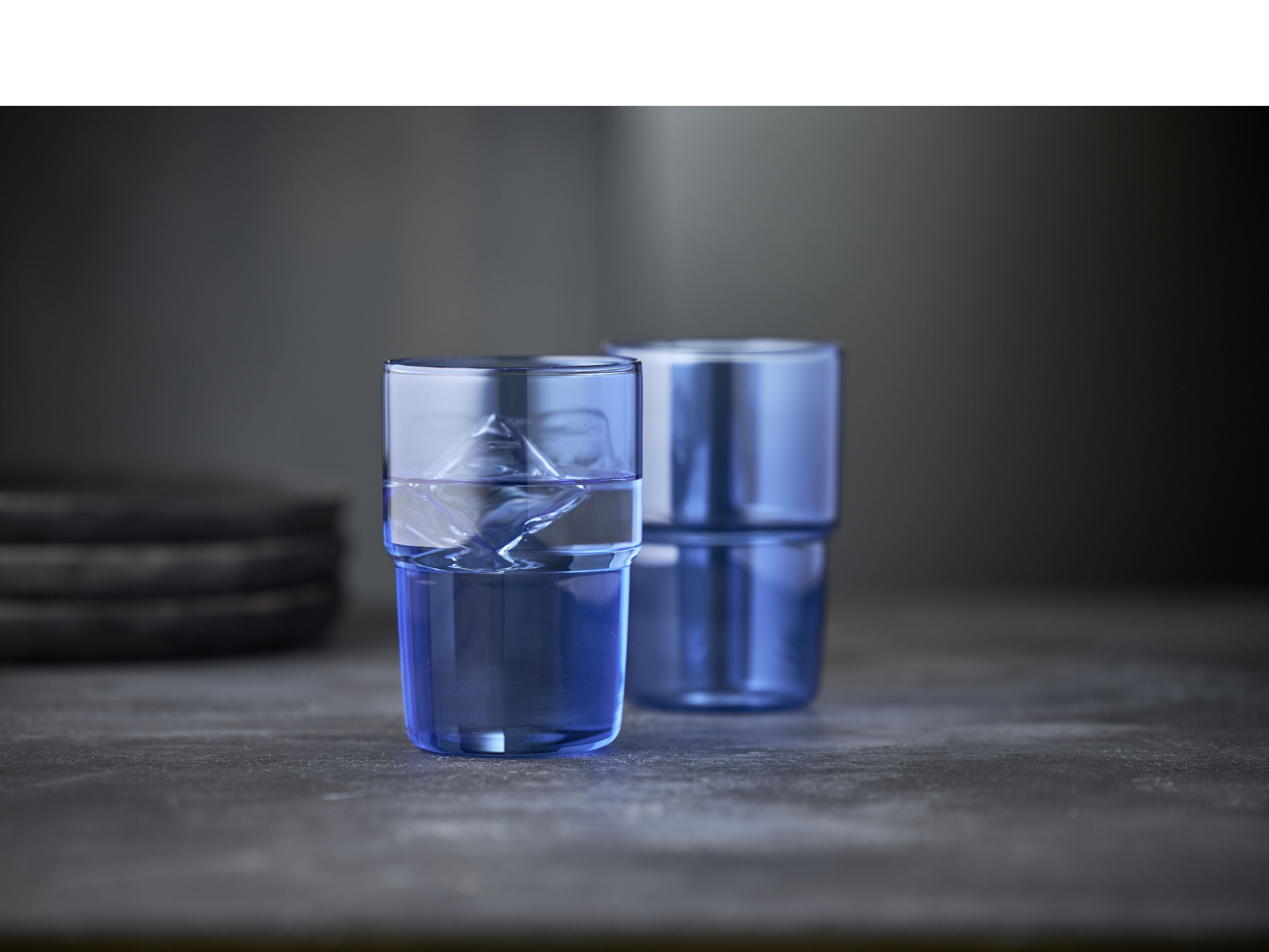 Lyngby Glas Torino drinkglas 40 CL 2 -pc's, blauw