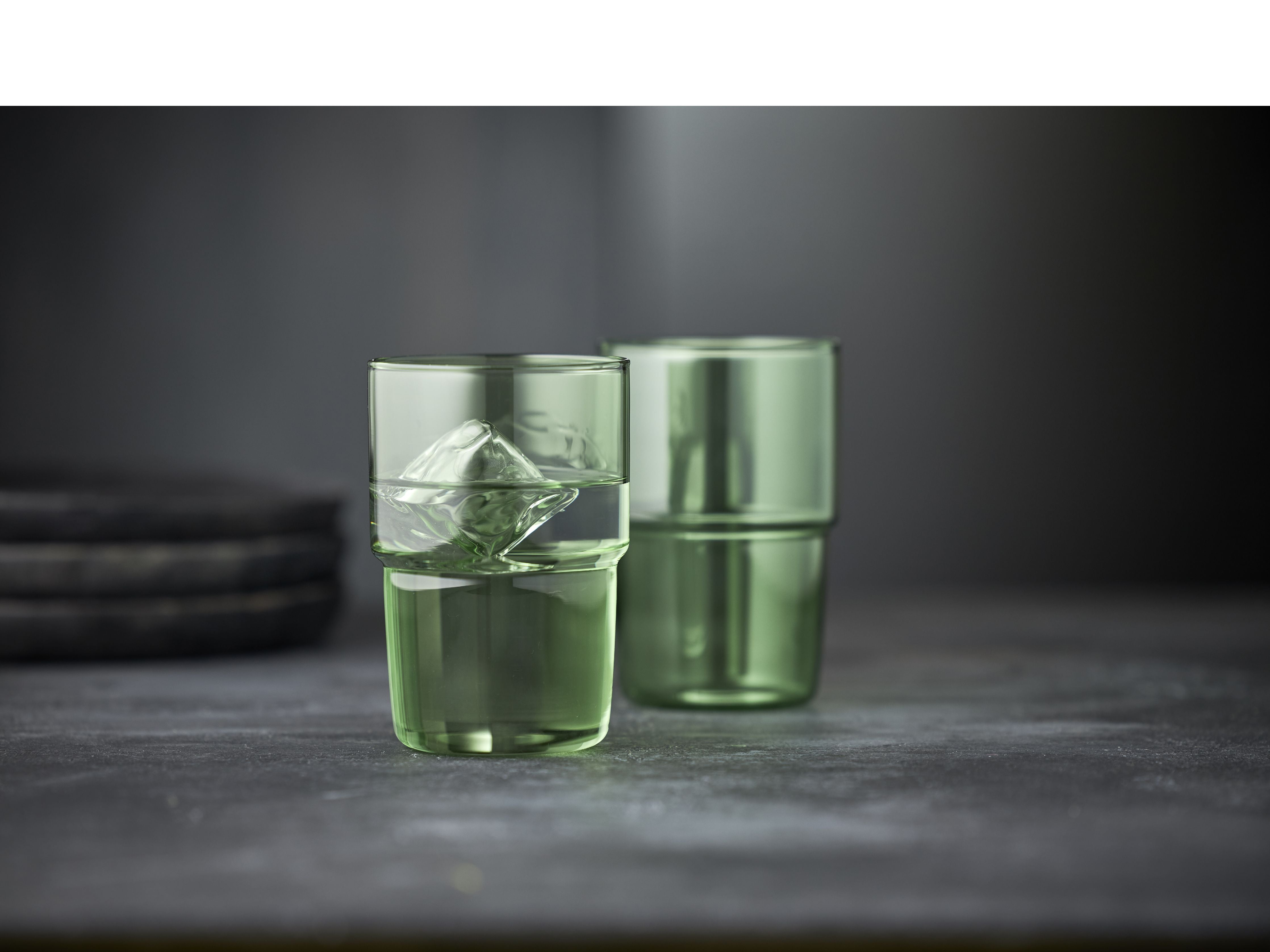 Lyngby Glas Torino drinkglas 40 CL 2 -pc's, groen