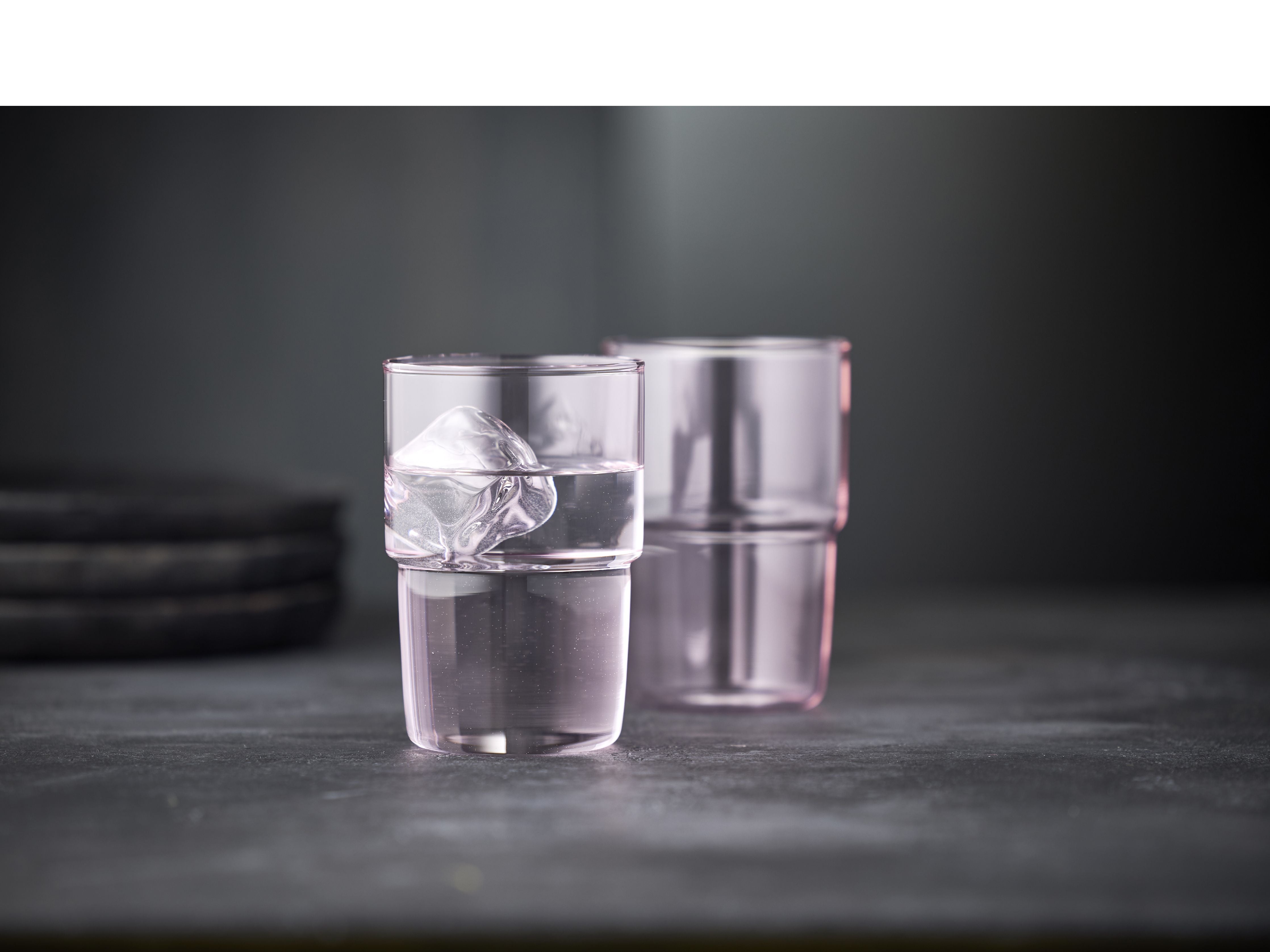 Lyngby glas torino beve di vetro 40 cl 2 pezzi, rosa
