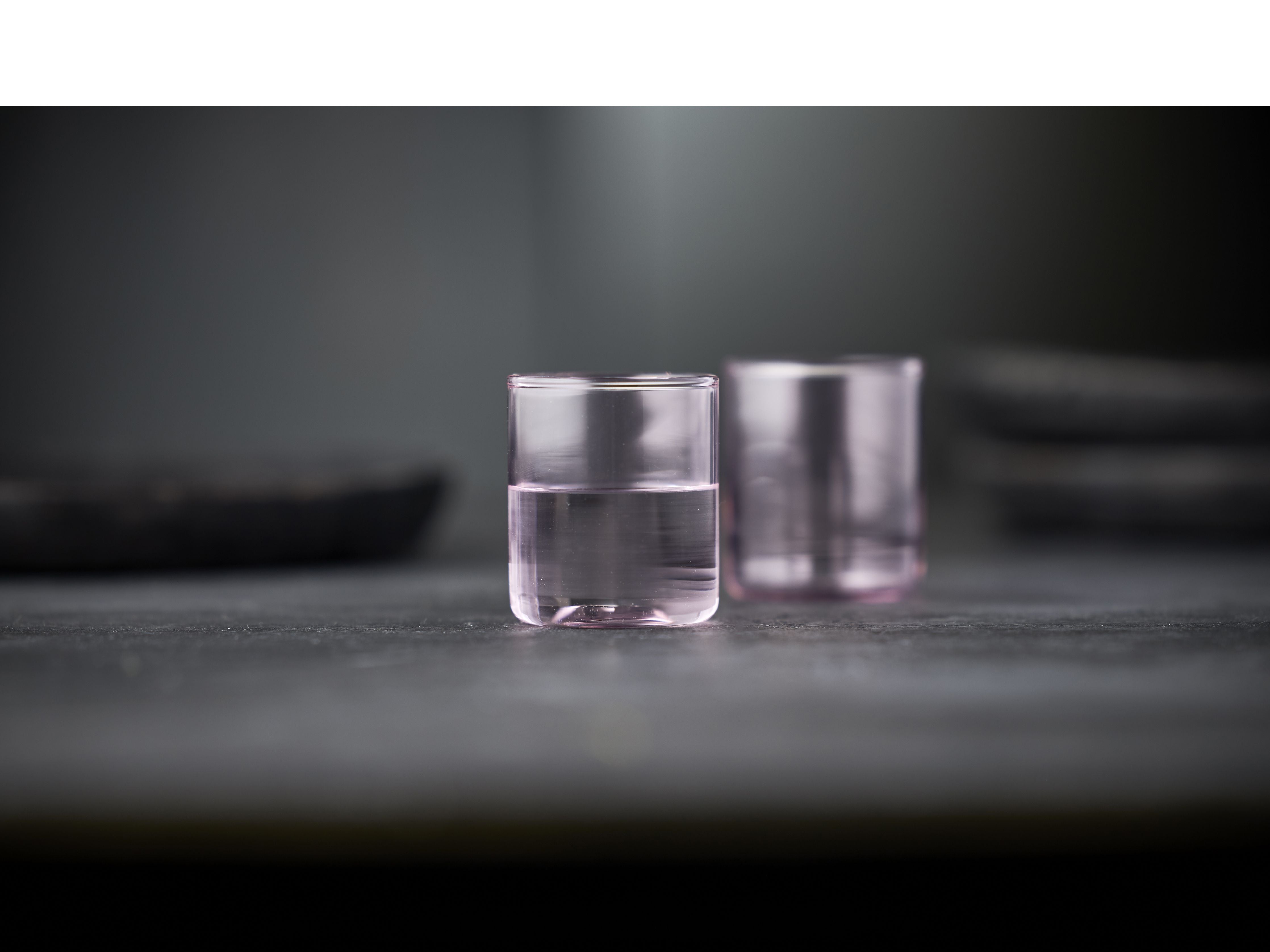 Lyngby Glas Torino Shot Glass 6 Cl 2 PC，粉红色