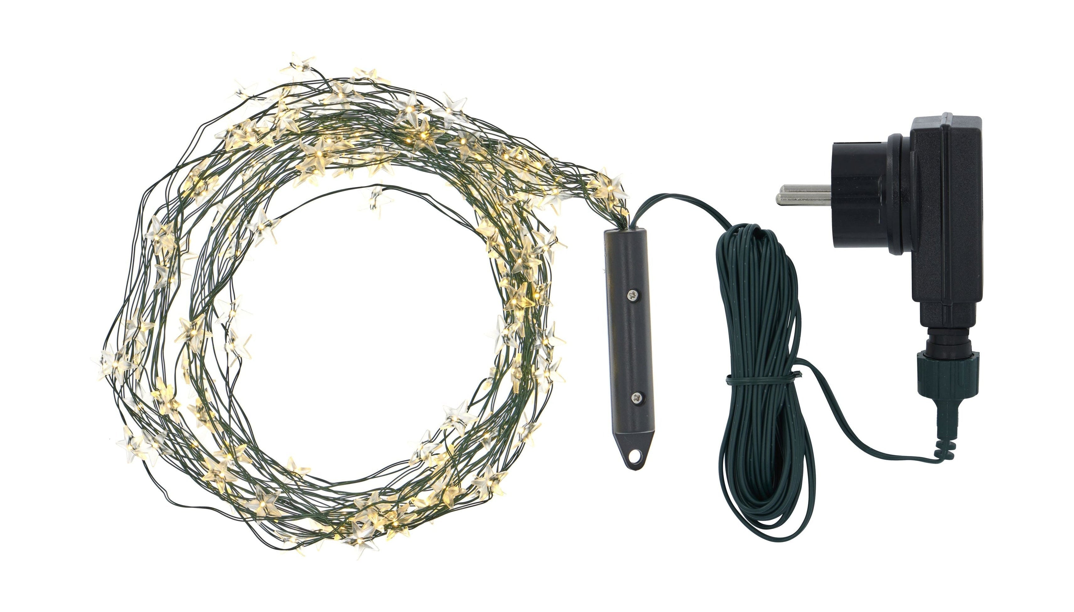 Sirius Trille Star LED Light Chain 125 Le DS, grønn