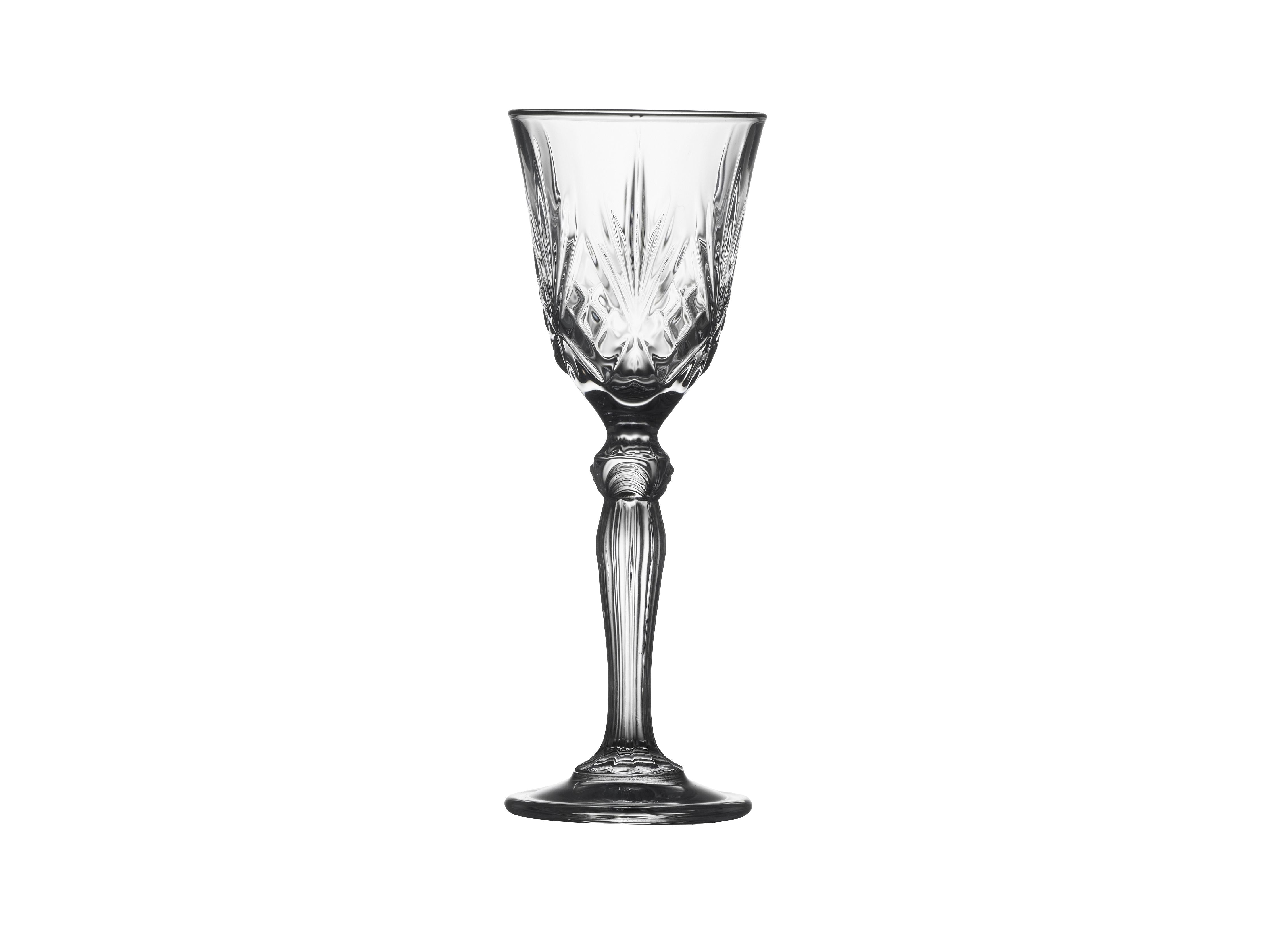 Lyngby Glas Krystal Melodia Aquavit Glass 5 Cl 4 Pcs