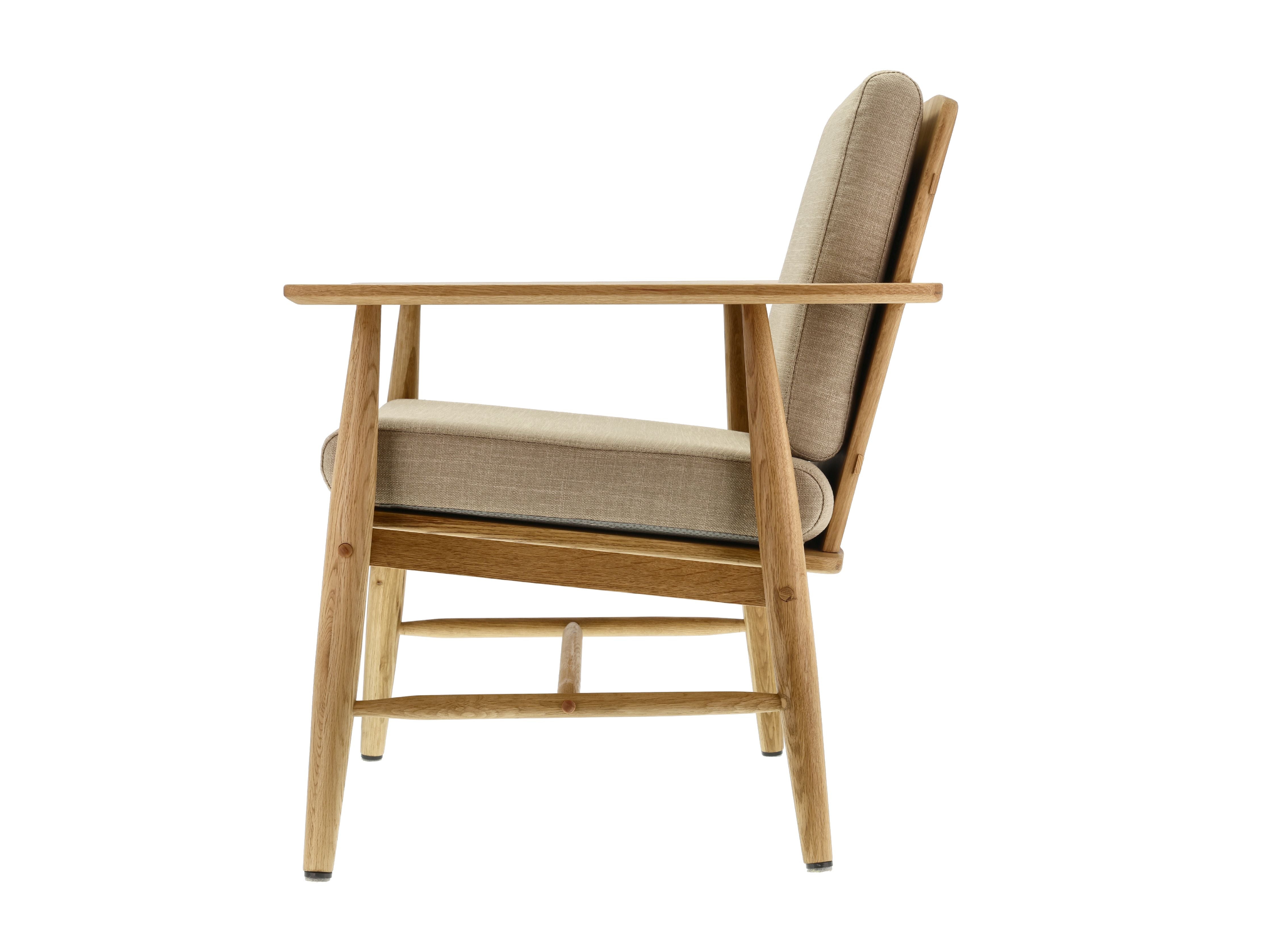 Villa Collection Bodo Lounge Chair, Nature Oiled