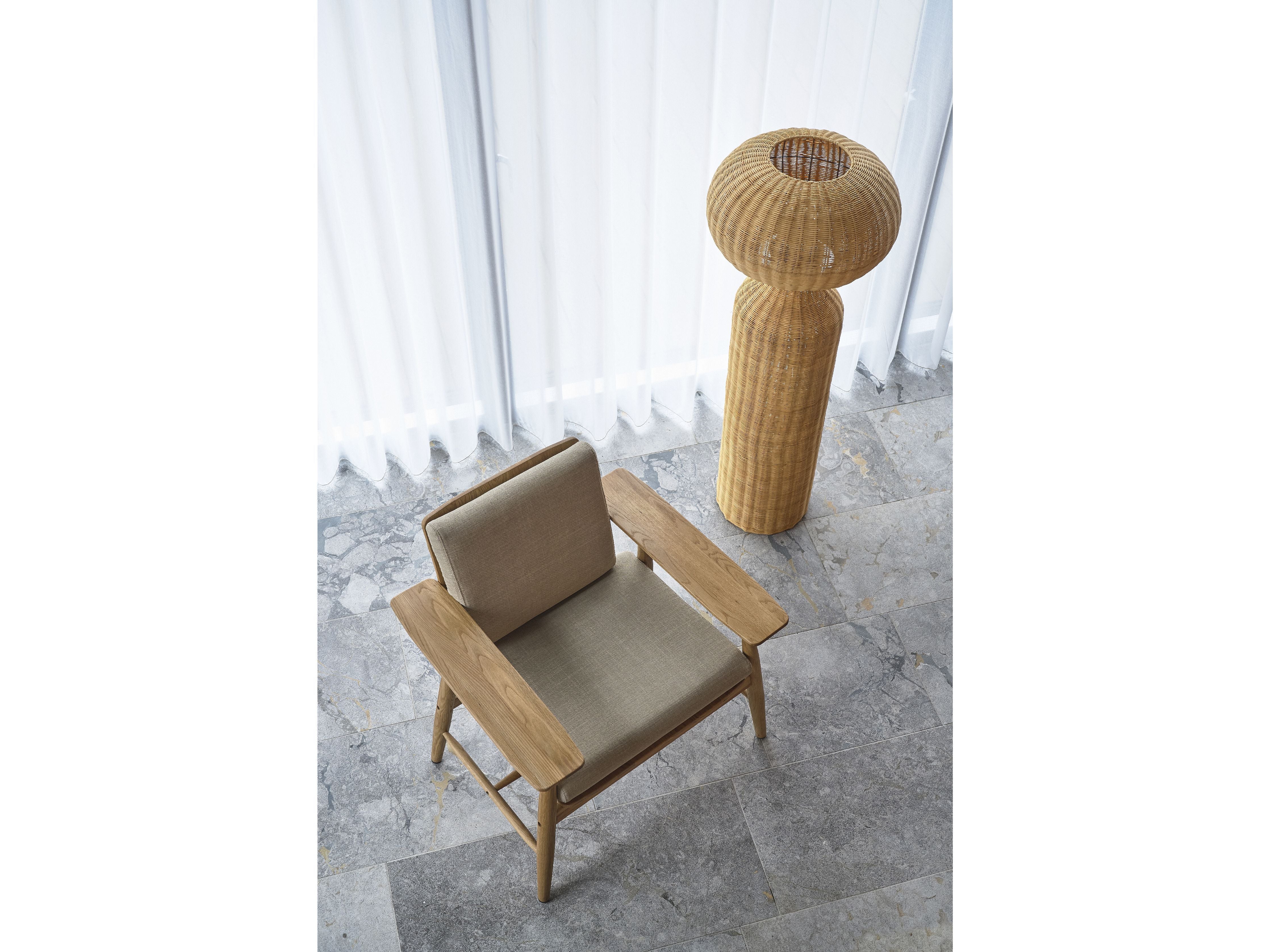 Villa Collection Chaise de salon Bodo, nature huilée