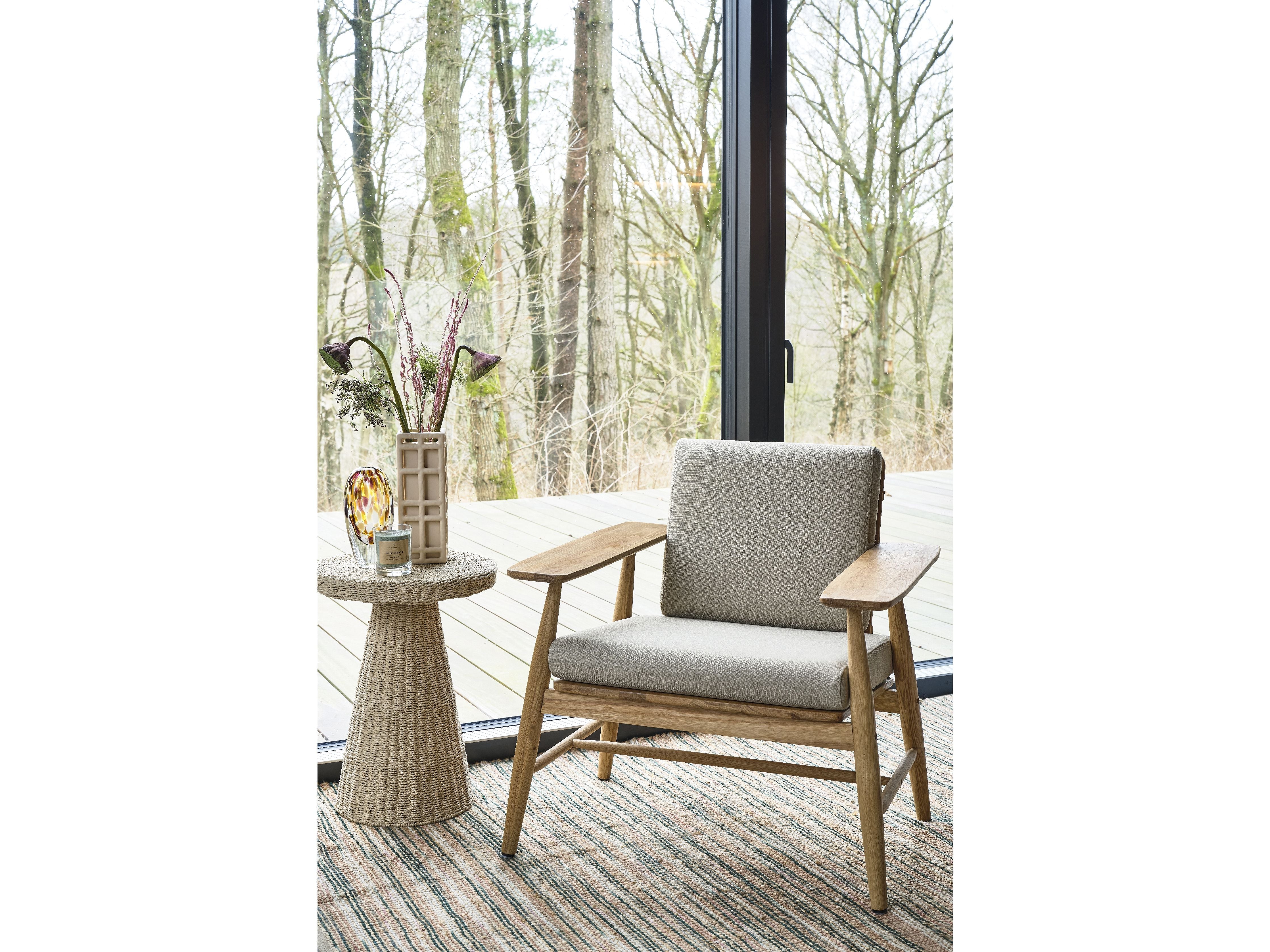 Villa Collection Bodo Lounge椅子，自然油