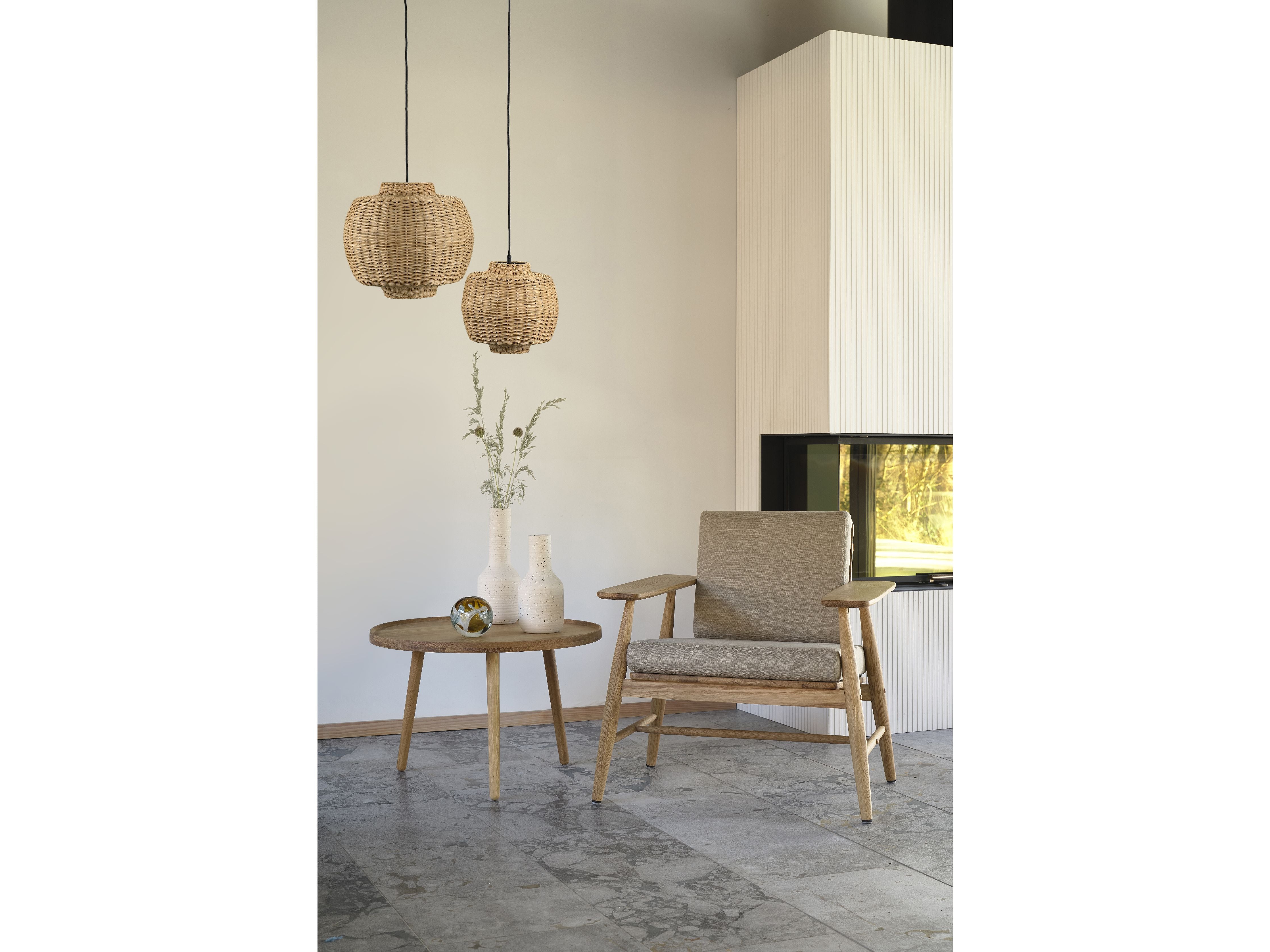 Collezione Villa Bodo Lounge sedia, natura oliata
