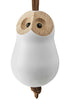 Rosendahl Forest Tales Owl ø4 Cm, Glossy White