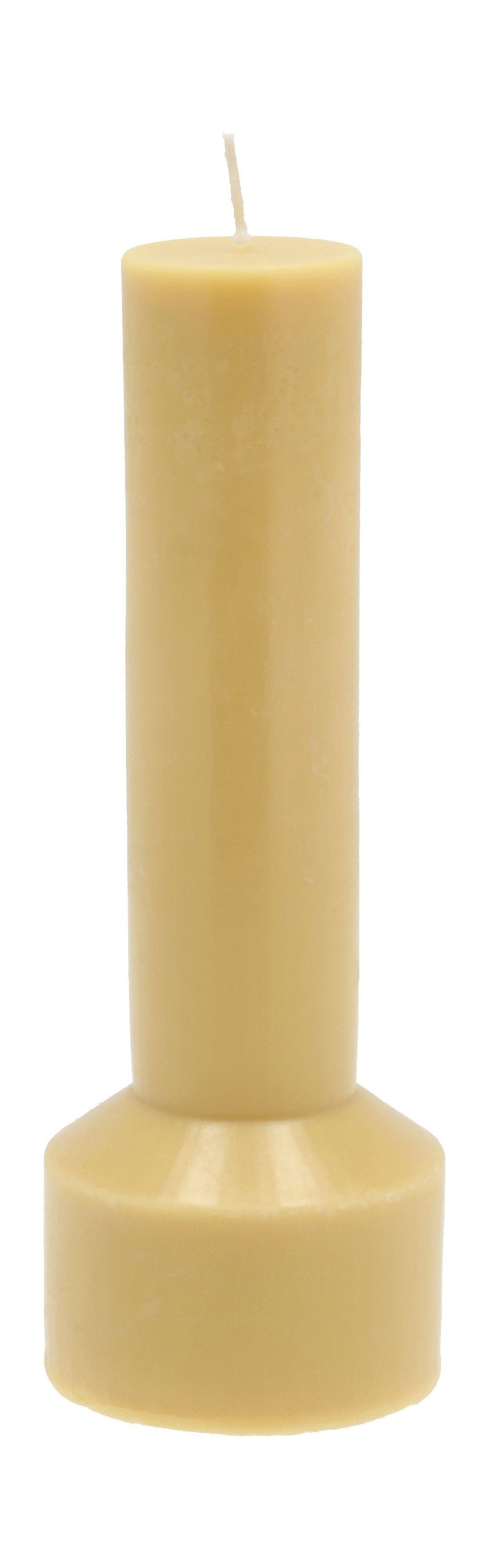 Villa Collection Pillar Candle, 7 X 20 Cm, Dusty Gult.