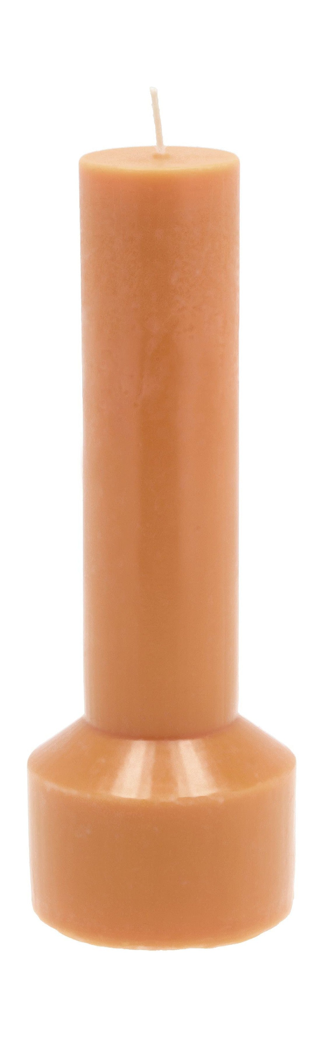 别墅收集样式的支柱蜡烛Ø7x 20厘米，琥珀色