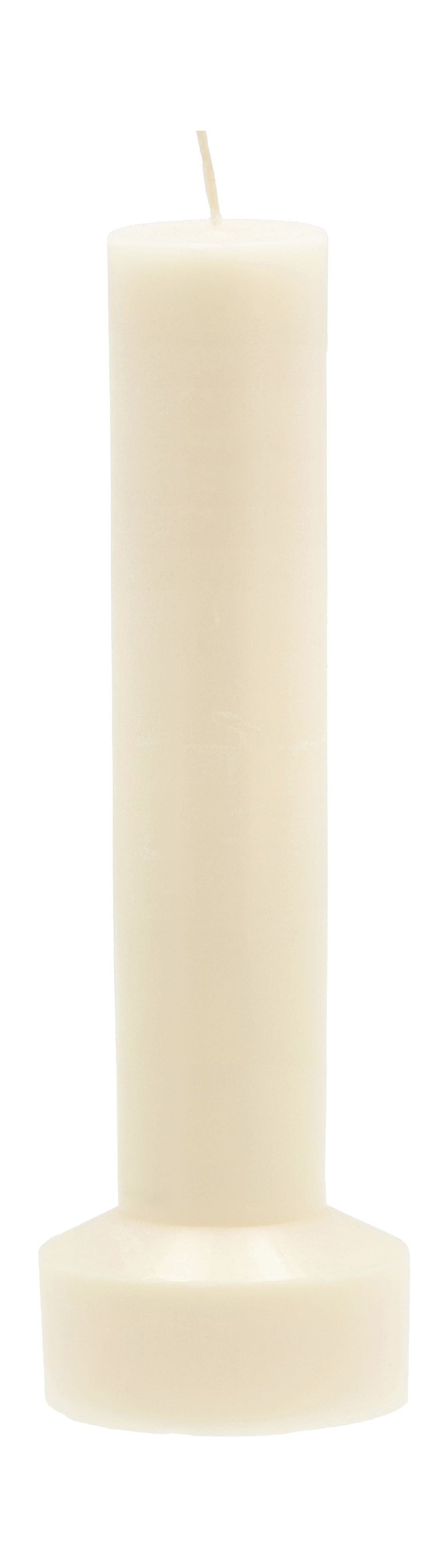 Collezione Villa Hvils Candela del pilastro Ø 8 x 23 cm, crema