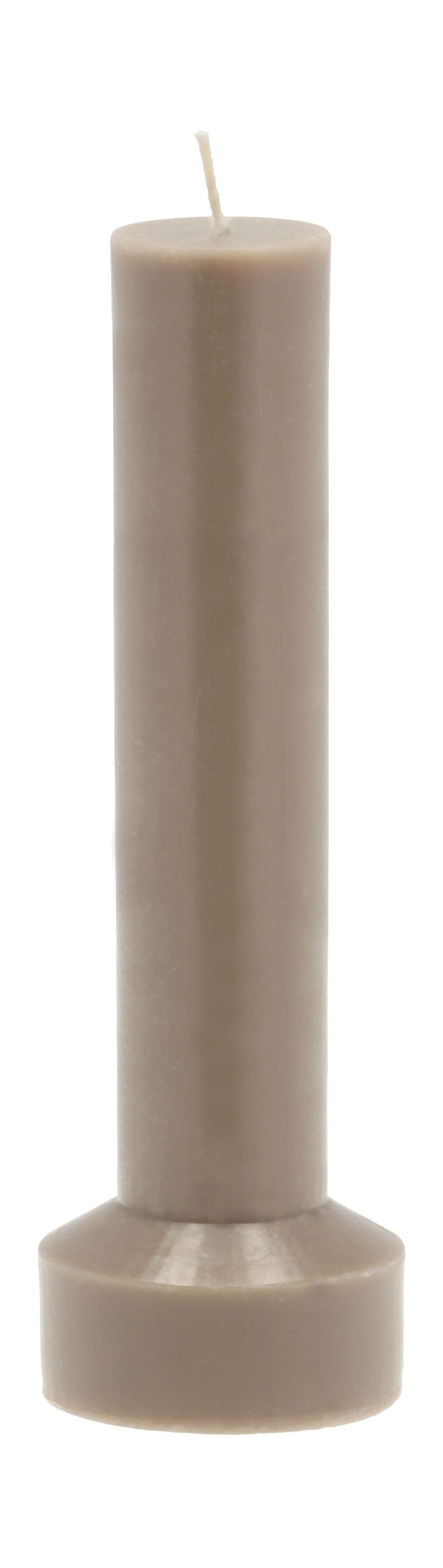 别墅收集hvils pillar蜡烛Ø8x 23厘米，灰褐色