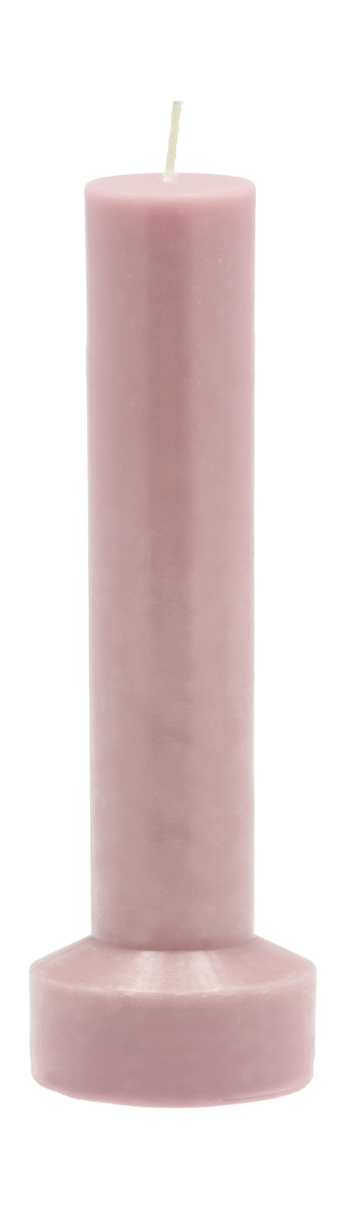 别墅收集样式的支柱蜡烛Ø8x 23厘米，玫瑰