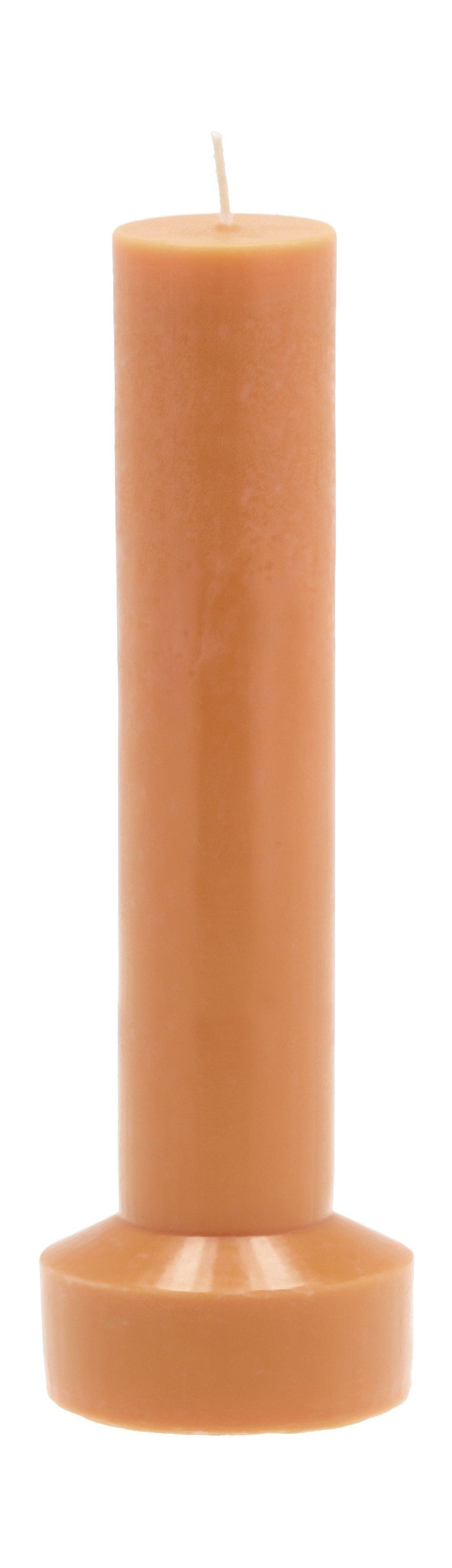 别墅收集样式的支柱蜡烛Ø8x 23厘米，琥珀色