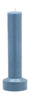 别墅收集样式的支柱蜡烛Ø8x 23厘米，蓝色
