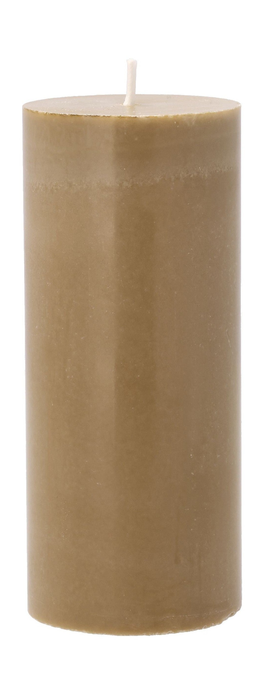 别墅收集Trae Pillar CandleØ6x 14厘米，琥珀色