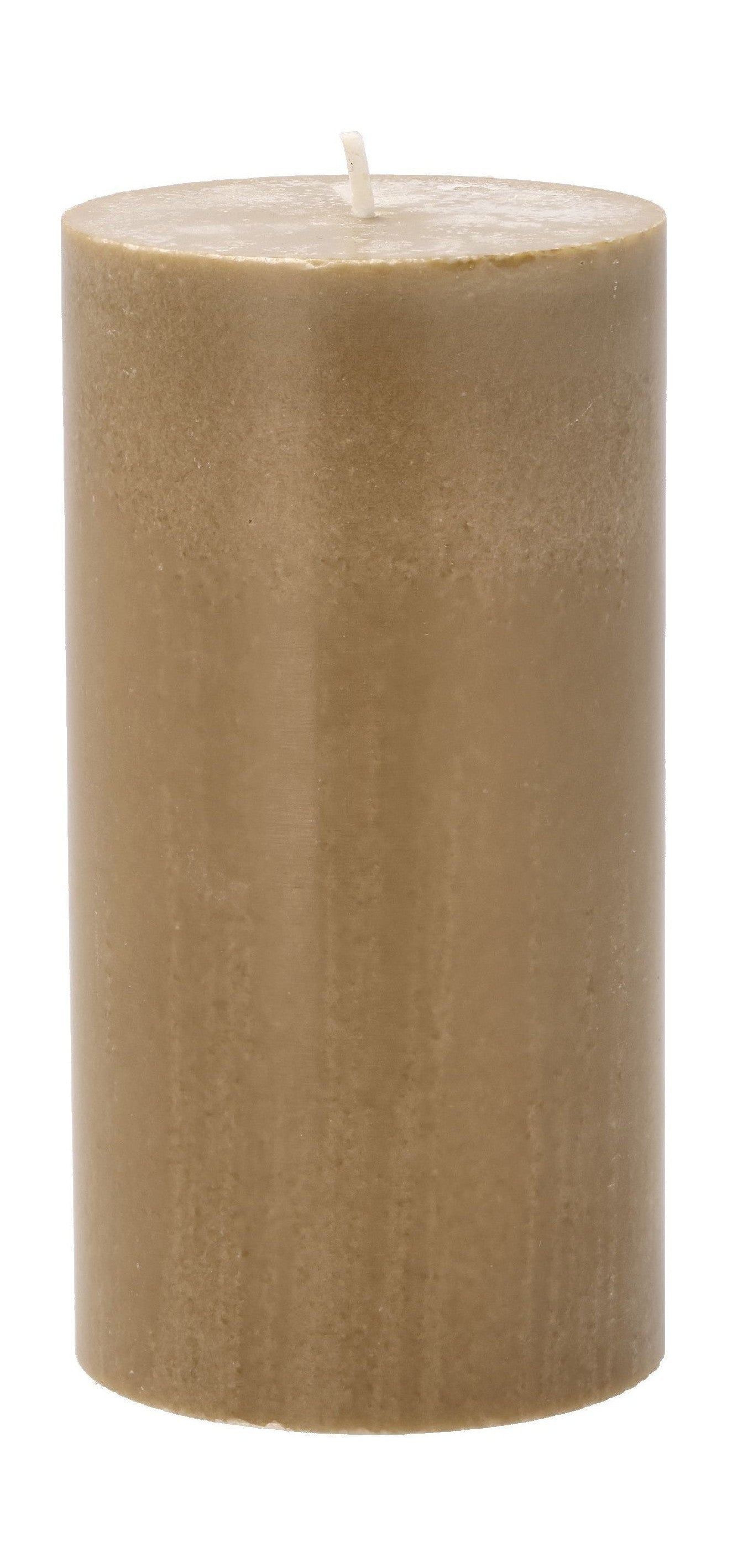 别墅收集Trae Pillar CandleØ7.8x 15厘米，琥珀色