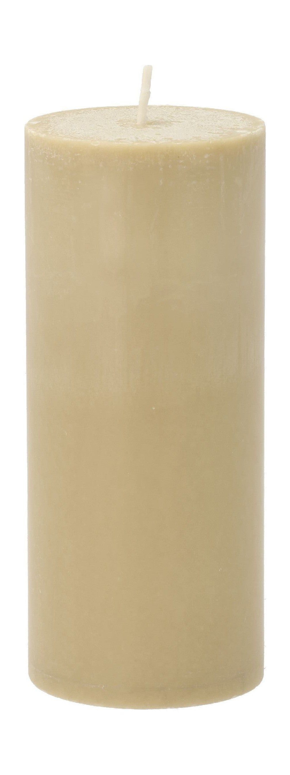 别墅收集Trae Pillar CandleØ6x 14厘米，骆驼