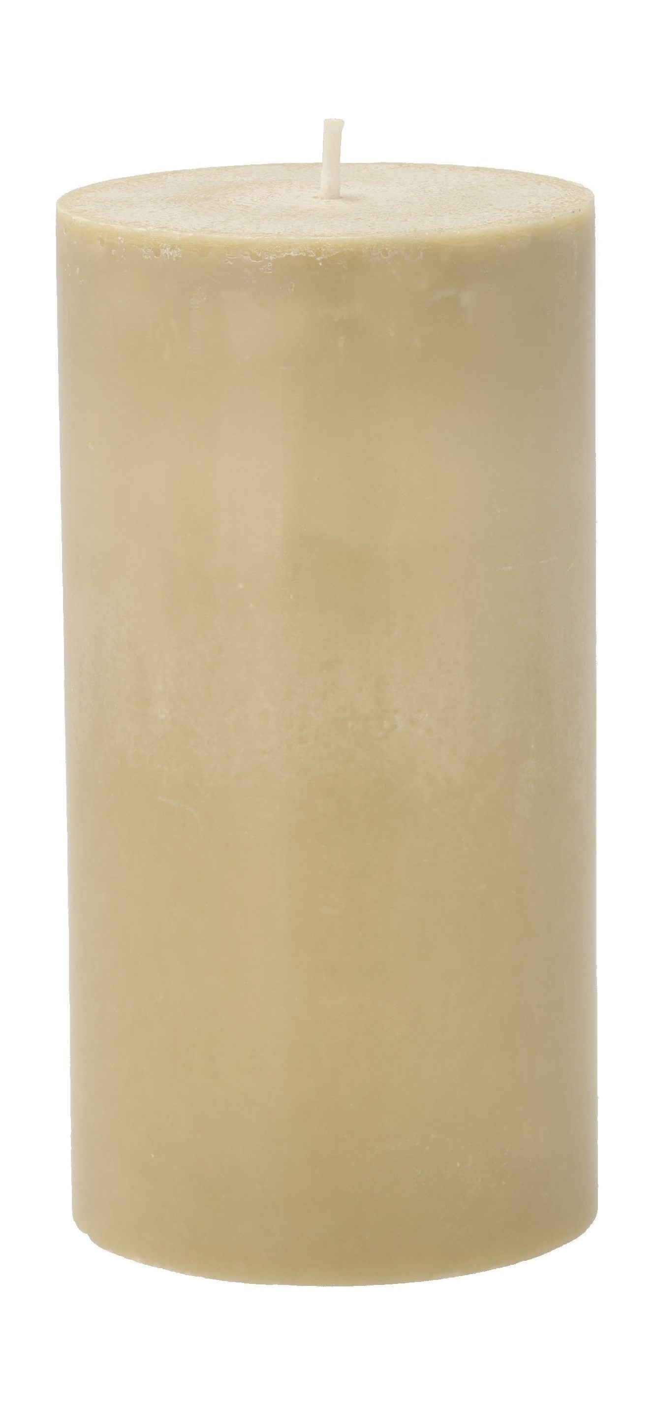 Villa Collection Trae Pillar Candle ø 7,8 X 15 Cm, Camel