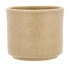 Villa Collection Leer Flowerpot Ø 13 x 11 cm, crème